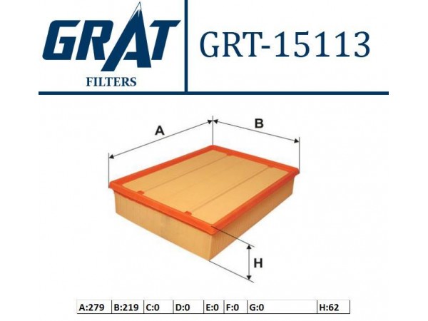 GRAT 15113 HAVA FILTRESI TRANSPORTER T4 95-