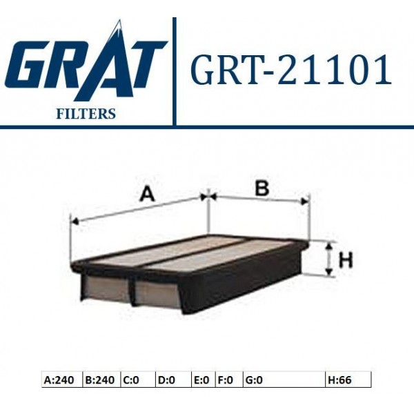 GRAT 21101 HAVA FILTRESI L200 06-