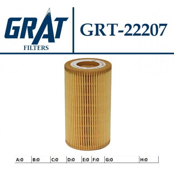 GRAT 22207 YAG FILTRESI MERCEDES A180 A200 A220 B180 B200 B220 C180 C200 C220 C250 CLS250 SPRINTER YM 06-