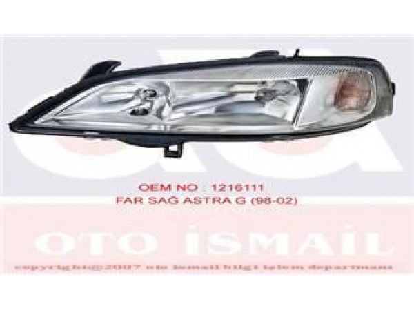 HELLA 1EG007640-321 FAR SAG + SINYAL ASTRA G 98-