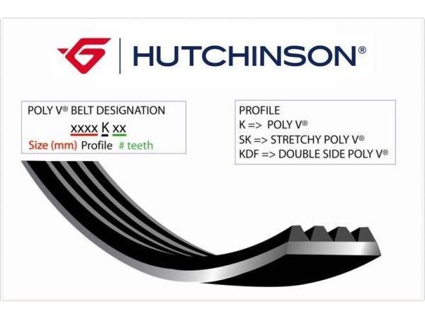 HUTCHINSON 3PK830 V KAYISI MEGANE 1.4 1.6