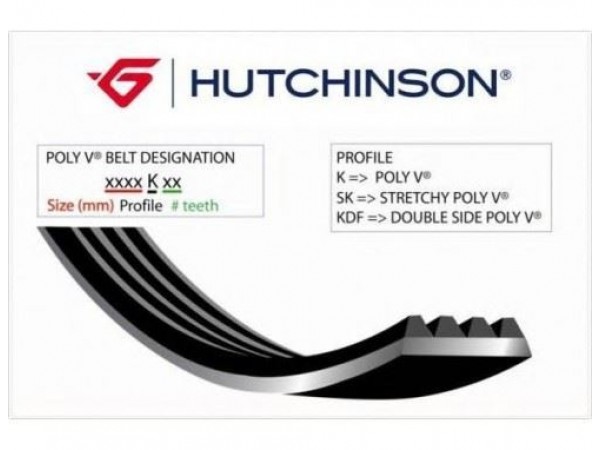HUTCHINSON 4PK980 KANALLI KAYIS FIAT PUNTO 1.4 GT 94-
