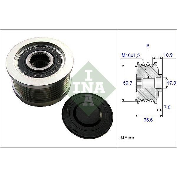 INA 535004610 ALTERNATÖR KASNAGI ELANTRA 01-
