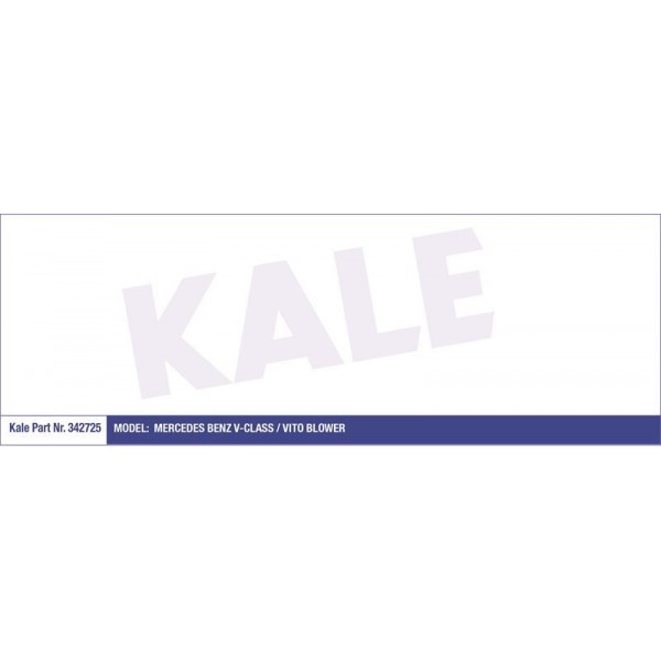 KALE OTO RADYATÖR 342725 KALORIFER MOTORU VITO W638 03-
