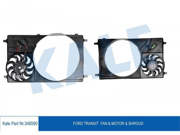 KALE OTO RADYATÖR 348590 FAN MOTORU DAVLUMBAZLI TRANSIT V363 14-