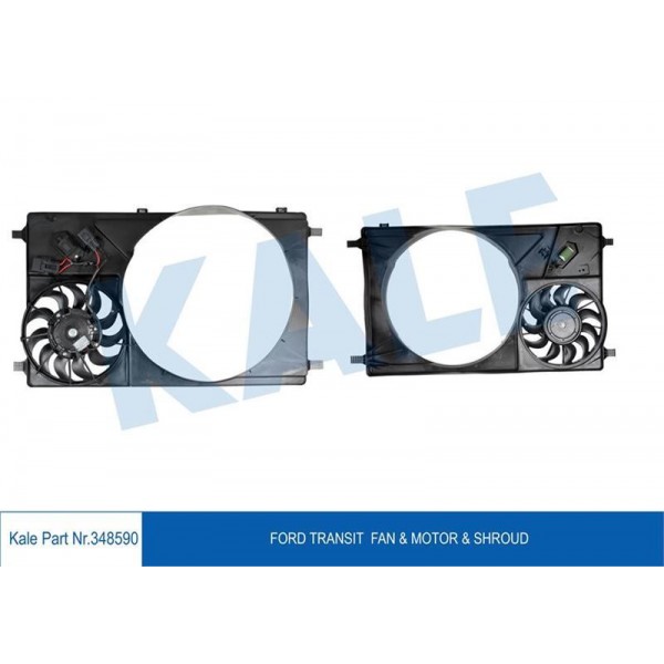 KALE OTO RADYATÖR 348590 FAN MOTORU DAVLUMBAZLI TRANSIT V363 14-