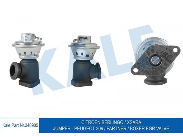 KALE OTO RADYATÖR 348905 EGR VALFI BERLINGO XSARA JUMPER P 306 PARTNER BOXER 1.9