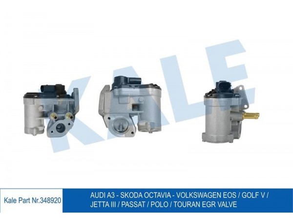 KALE OTO RADYATÖR 348920 EGR VALFI GOLF V JETTA OCTAVIA PASSAT A3 POLO TOURAN 1.6 BLF 03-