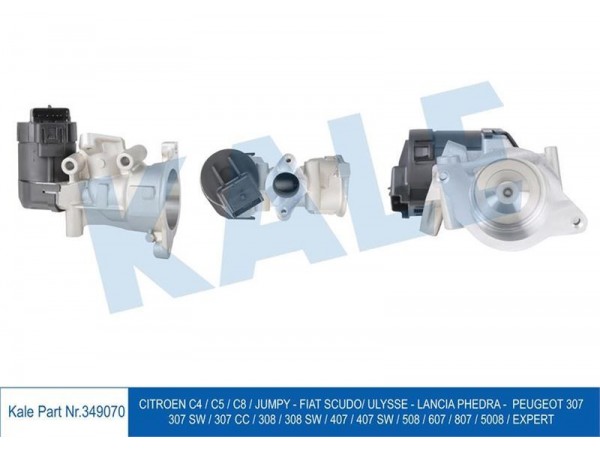 KALE OTO RADYATÖR 349070 EGR VALFI C4 C5 2.0 HDI 04-