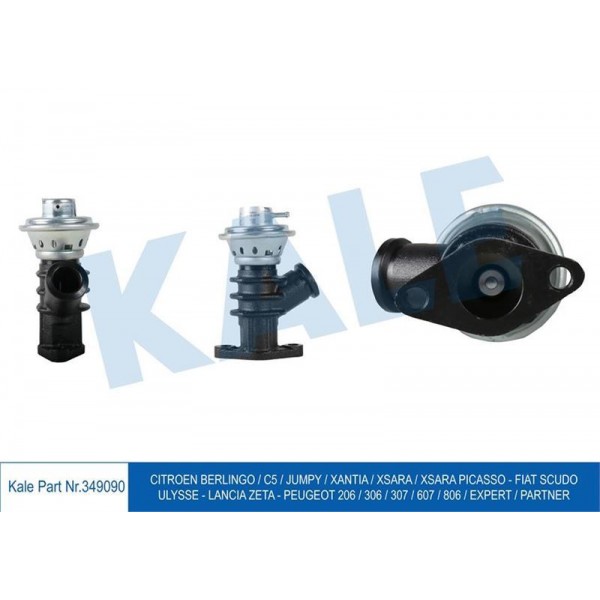 KALE OTO RADYATÖR 349090 EGR VALFI 206 306 307 406 607 806 EXPERT PARTNER BERLINGO C5 JUMPY XANTIA XSARA 2.0 HDI