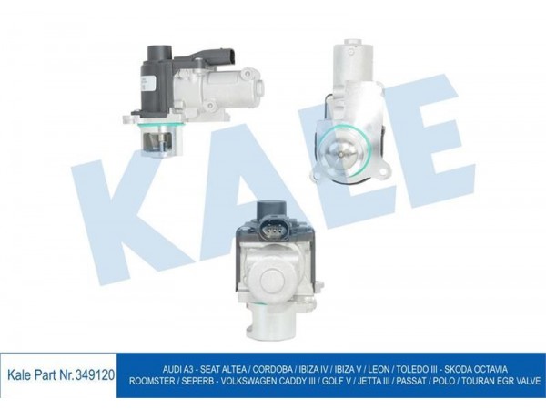 KALE OTO RADYATÖR 349120 EGR VALFI A3 1.9 TDI 2.0 TDI 03-
