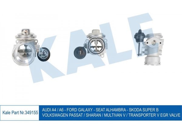 KALE OTO RADYATÖR 349155 EGR VALFI PASSAT 00-