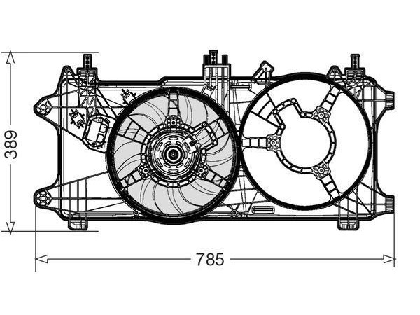 FAN MOTORU DAVLUMBAZLI FORD CONNECT