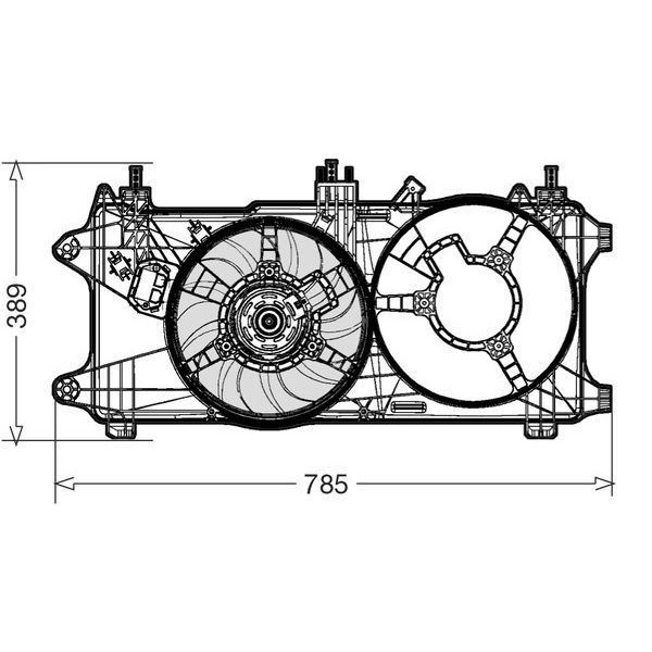 FAN MOTORU DAVLUMBAZLI FORD CONNECT