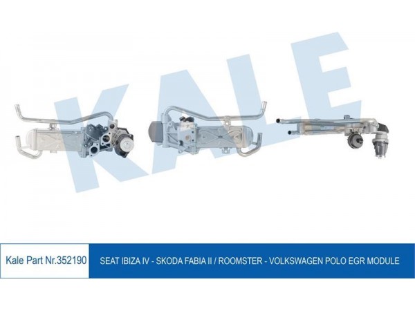 KALE OTO RADYATÖR 352190 EGR MODÜL IBIZA IV SKODA FABIA II ROOMSTER POLO