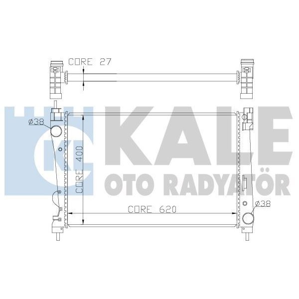 KALE OTO RADYATÖR 368600 SU RADYATÖRÜ DOBLO 09-