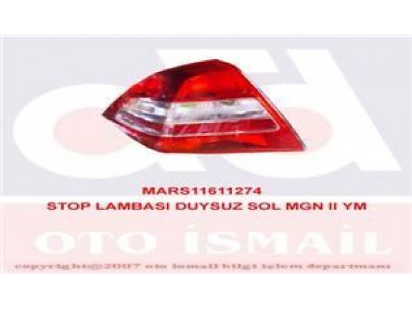 MARS 611274 STOP LAMBASI SOL MEGANE II 05-