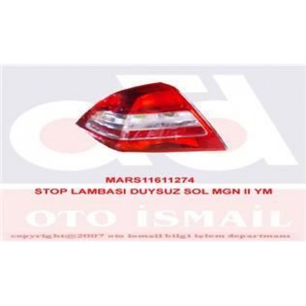 STOP LAMBASI SOL MEGANE II 05- MEGANE II 07-10 DUYSUZ