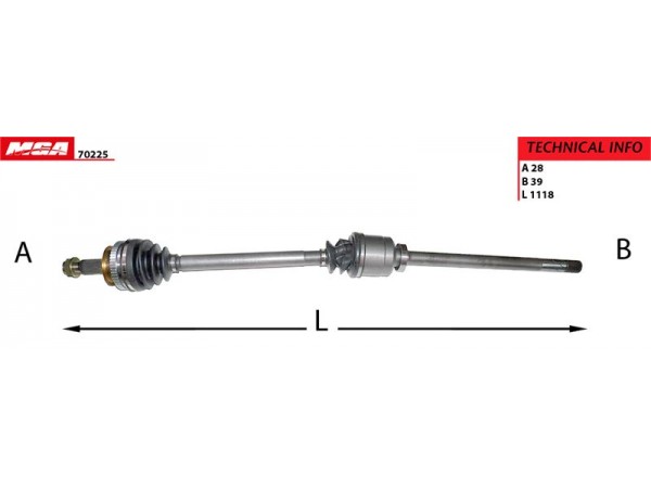 MGA 70225 AKS SAG ABS LI 51D MASTER II / MOVANO