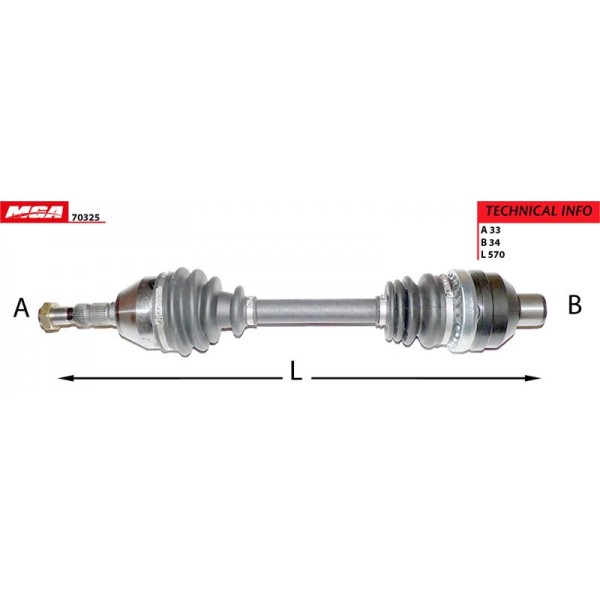 MGA 70325 AKS SAG ASTRA H 04-