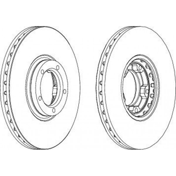 MAGNETTI MARELLI 360704001300 FREN DISKI T15 94-00TOURNEO 94-00TRANSIT 130-150-190 91-94 2,0-2,5D-2,5TD(270×24×5DL)ÖN HAVALI TK.