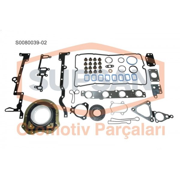 SÜPSAN S0080039-2 TAKIM CONTA V184  (2,4L PUMA MOTOR)(ALT+ÜST)KEÇELI (SKT)SKCSIZ