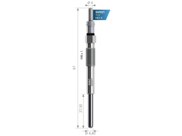 SVAC SV021 KZIDIRMA BUJISI OUTLANDER 2.2 DI C5 C6 407 607 GX4098