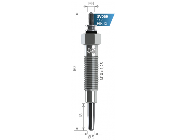SVAC SV069 ISITMA KIZDIRMA BUJISI L200 L300 YM 98-