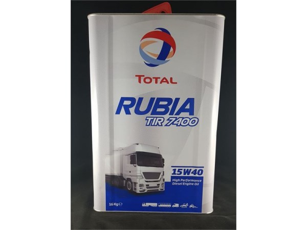 TOTAL 1540-16 15/40  ( 15W40 15 40 )  16KG TOTAL RUBIA TIR 7400  W