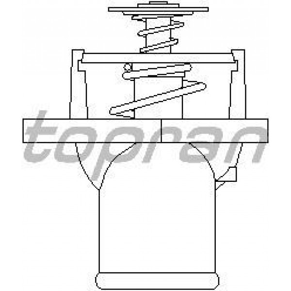 TOPRAN 202316755 TERMOSTAT VECTRA A OMEGA A 1.6 1.8 2.0 2.0i 16V 92C°