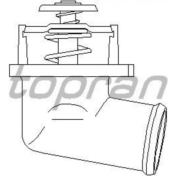 TOPRAN 205174755 TERMOSTAT ASTRA F VECTRA B CORSA B 1.6i 16V 1.4i 16V