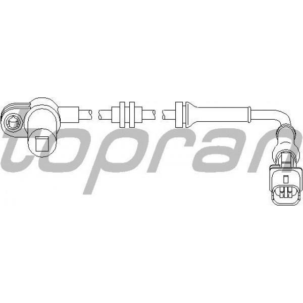 TOPRAN 207450755 ABS SENSÖRÜ CORSA C COMBO MERIVA 1.3 CDTI 1.7 CDTI