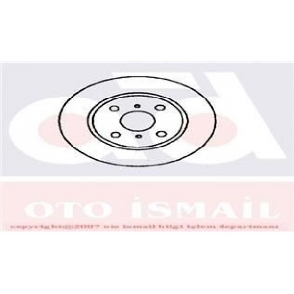 TRW DF1423 FREN DISKI ÖN COROLLA AE92 88-