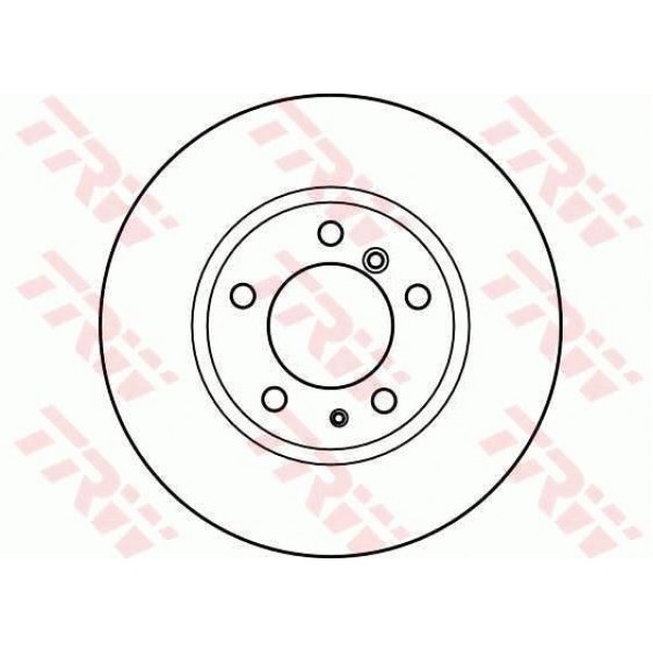 TRW DF2555 FREN DISKI ÖN BMW 5 E34 88-