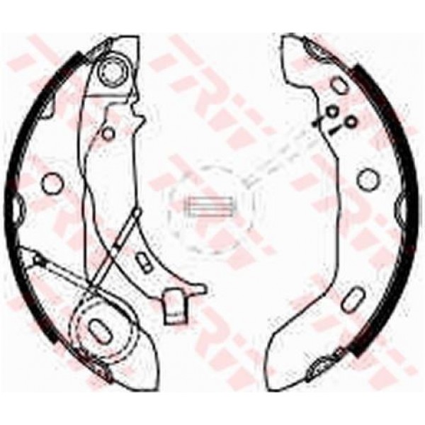 TRW GS8627 KAMPANA BALATA MERCEDES W168 98-