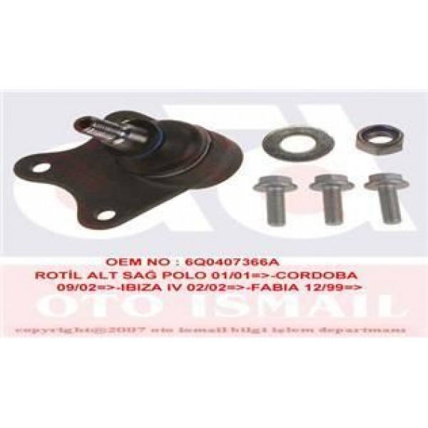 TRW JBJ703 ROTIL SAG POLO 9N 02-