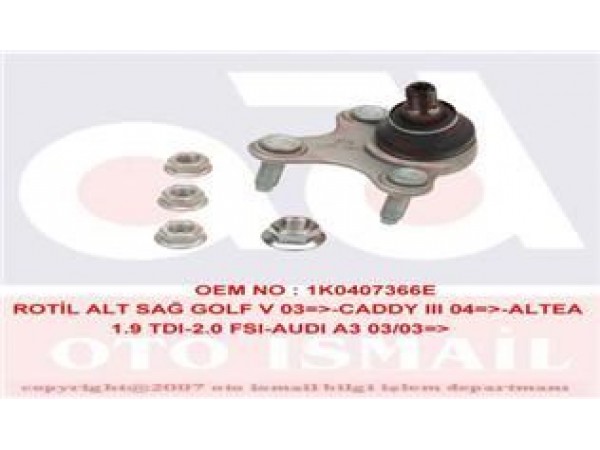 TRW JBJ752 ROTIL SAG GOLF V 04-