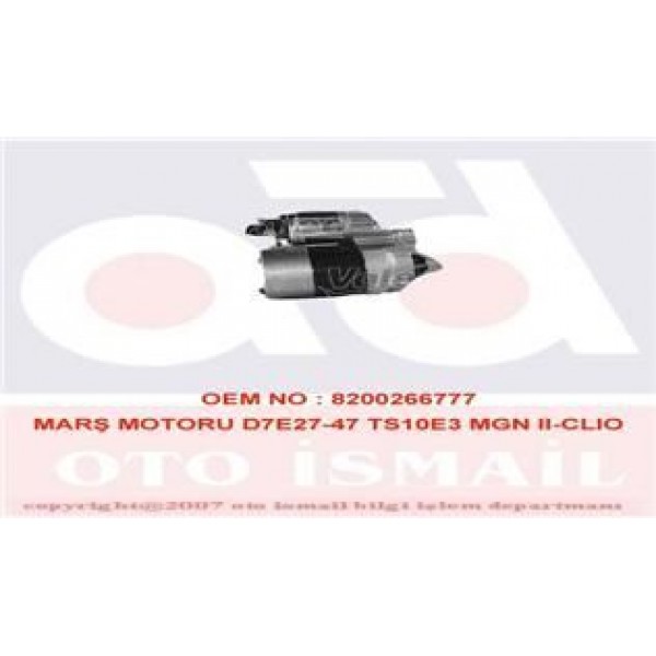 VALEO 438163 MARS MOTORU MEGANE III MEGANE II LAGUNA II FLUENCE 1.4 1.6 16V