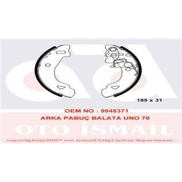 VALEO 562583 KAMPANA BALATA UNO 70 PANDA 86-