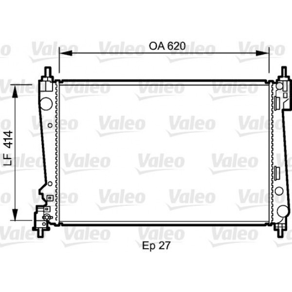 VALEO 735041 SU RADYATÖRÜ DOBLO 09-