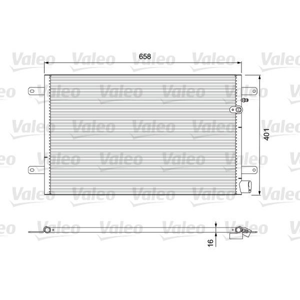 VALEO 814004 KLIMA RADYATÖRÜ A6 05-