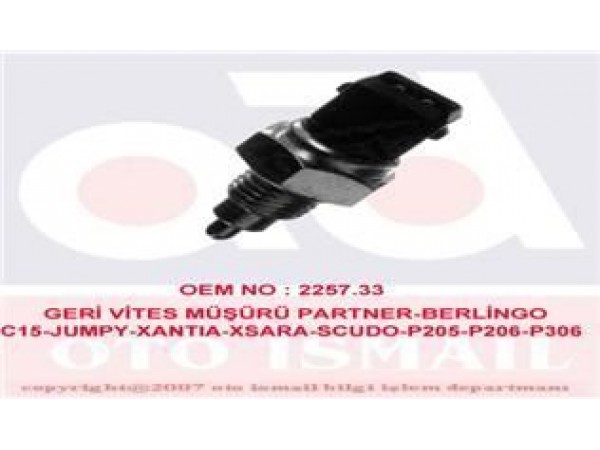 VERNET RS5500 GERI VITES MÜSÜRÜ PARTNER BERLINGO C15 JUMPY XANTIA XSARA SCUDO 205 206 306 309 405 406 605