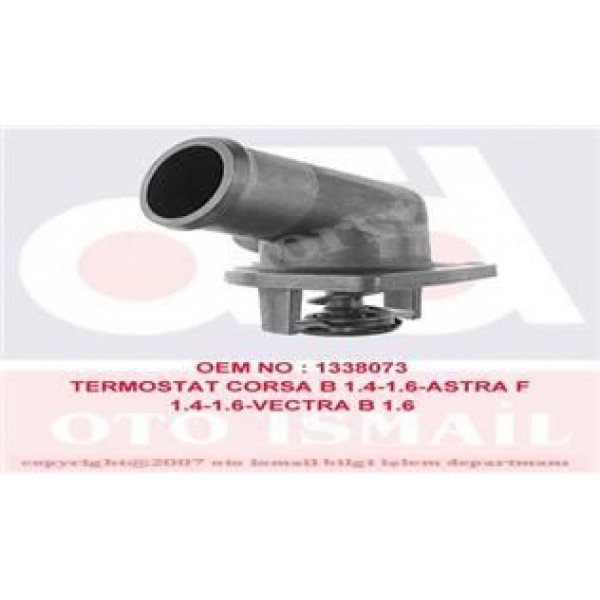 VERNET TH617192 TERMOSTAT(KOMPLE)ASTRA F-CORSA B-TIGRA-VECTRA B-TIGRA 1.4 16V-1.6I 16V