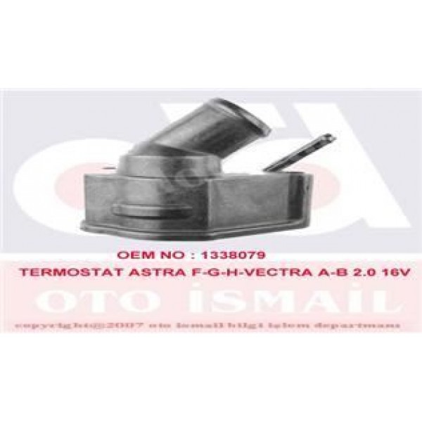 VERNET TH6237.92J TERMOSTAT KOMPLE ASTRA F G VECTRA A B 2.0 16V 1.8 16V V2211