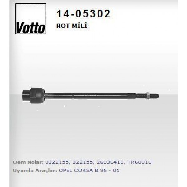 VOTTO 14-5302 ROT MILI CORSA B 93-