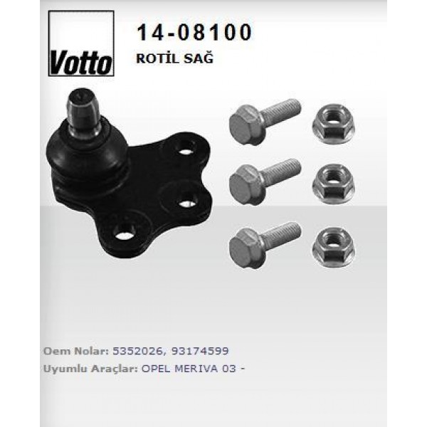 VOTTO 14-8100 ROTIL SAG MERIVA 03-