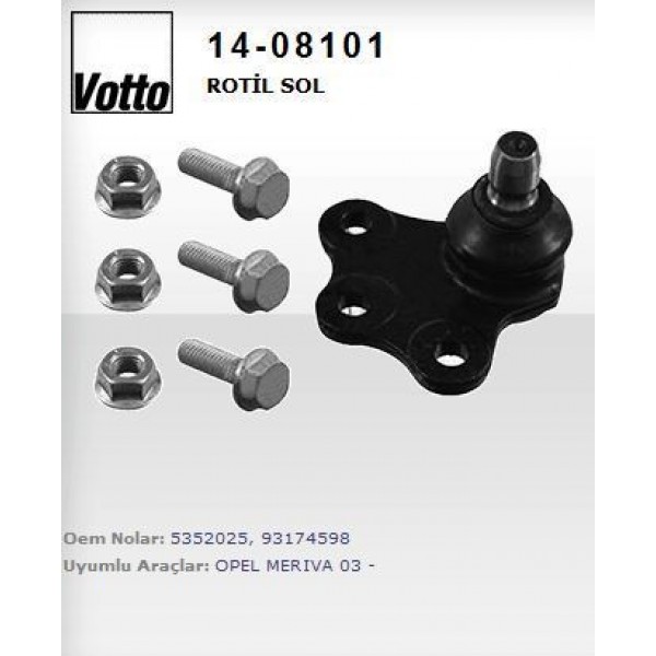 VOTTO 14-8101 ROTIL SOL MERIVA 03-