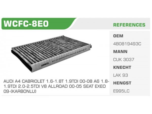 WINKEL WCFC-8 POLEN FILTRESI A4 00-