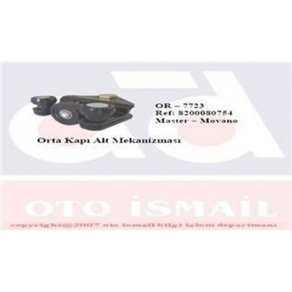 WPI OR7723 KAPI MEKANIZMASI ALT MASTER MOVANO